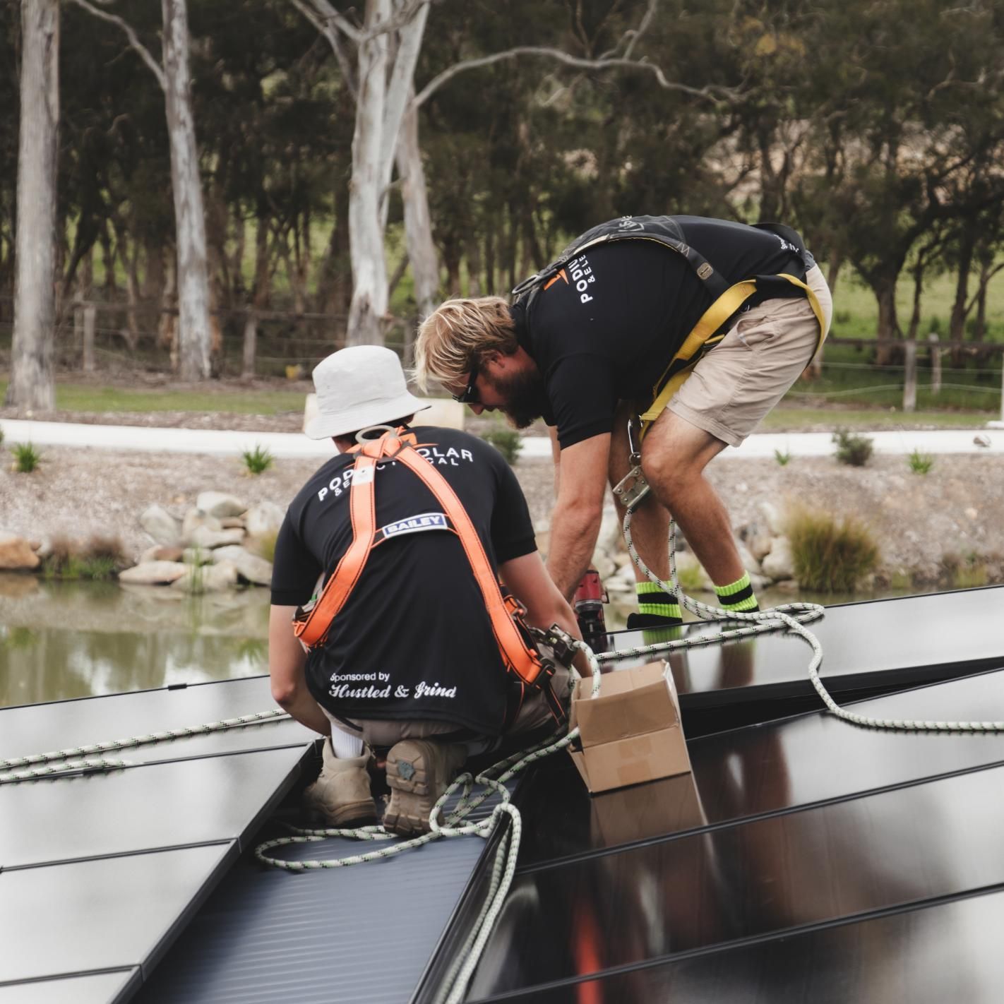 Rooftop residential solar array